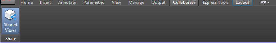 AutoCAD 2019 Shared Views: Shared Views Palette