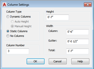 AutoCAD Text Settings