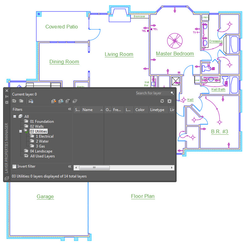 AutoCAD layer groups. Tuesday tips feature.