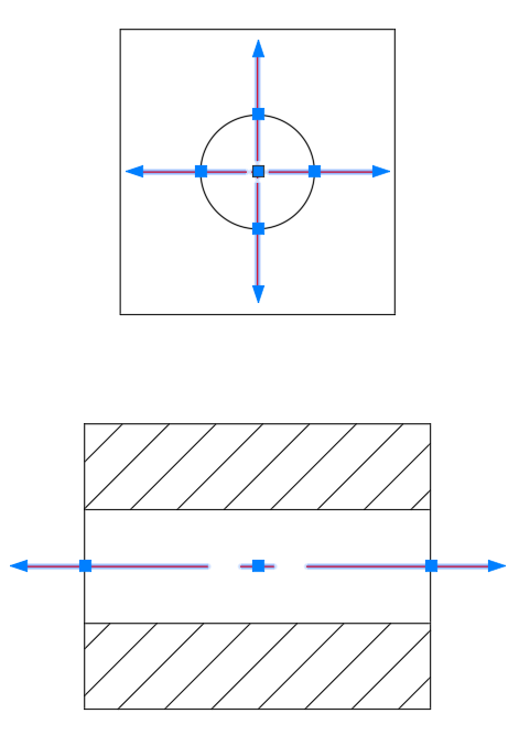 editing centerlines and center marks AutoCAD