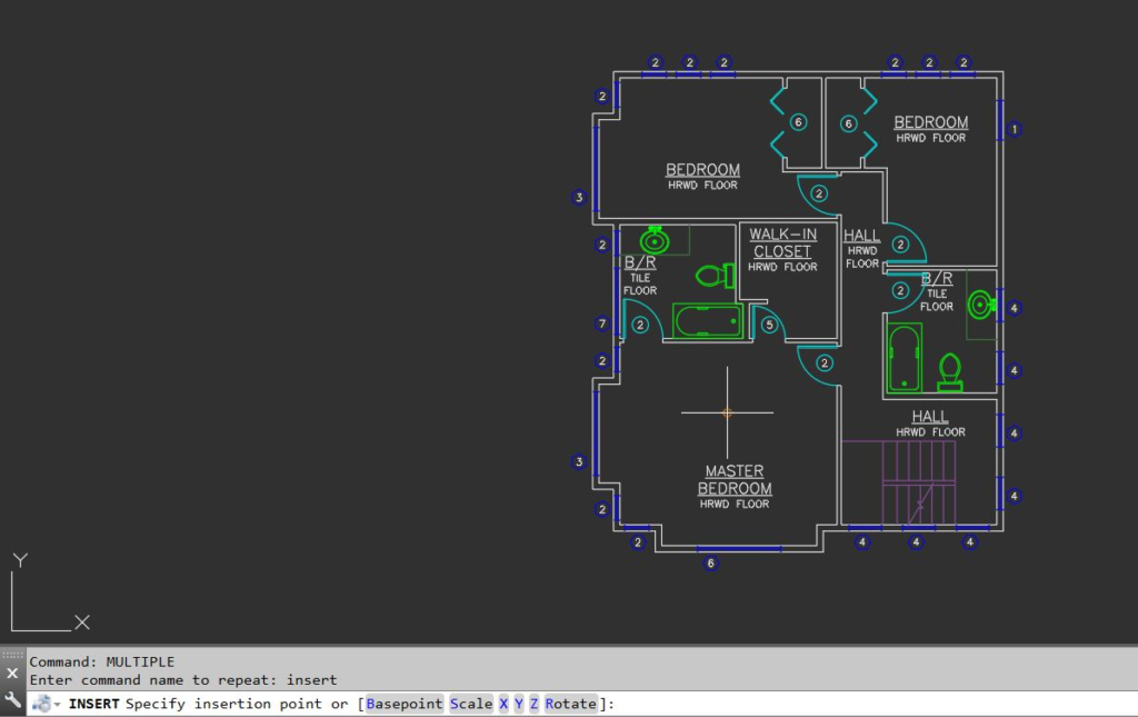 Insert Command AutoCAD