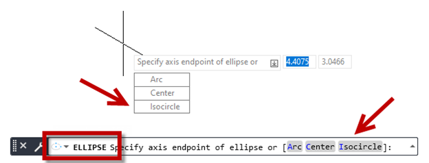 Isocircle Ellipse AutoCAD