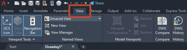 AutoCAD Navigational Options Feature