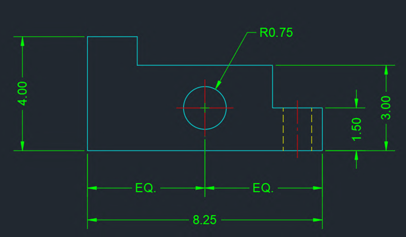 Stretch Lengthen Commands AutoCAD Feature