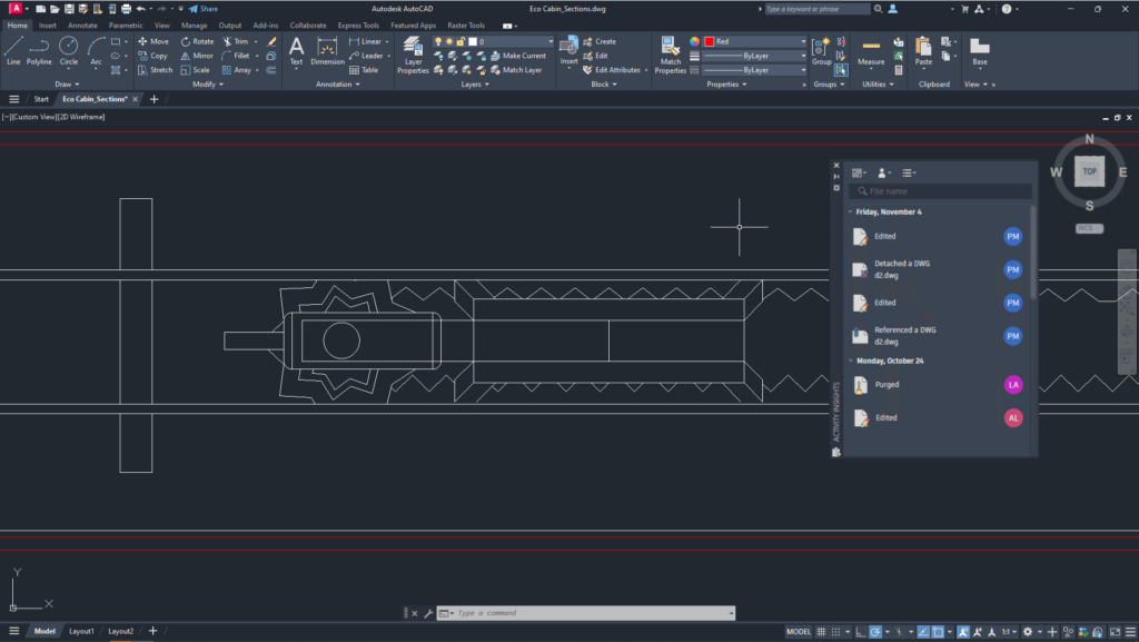 Activity Insights AutoCAD 2024