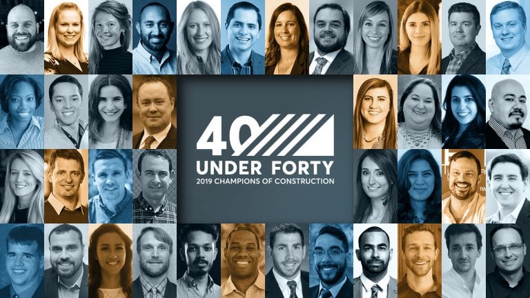 40 Under 40 Construction Champions of 2019