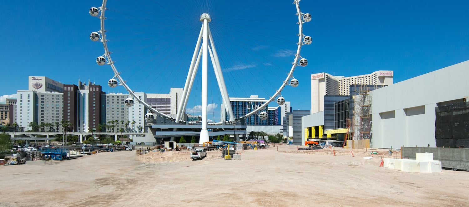 Caesars Forum under construction