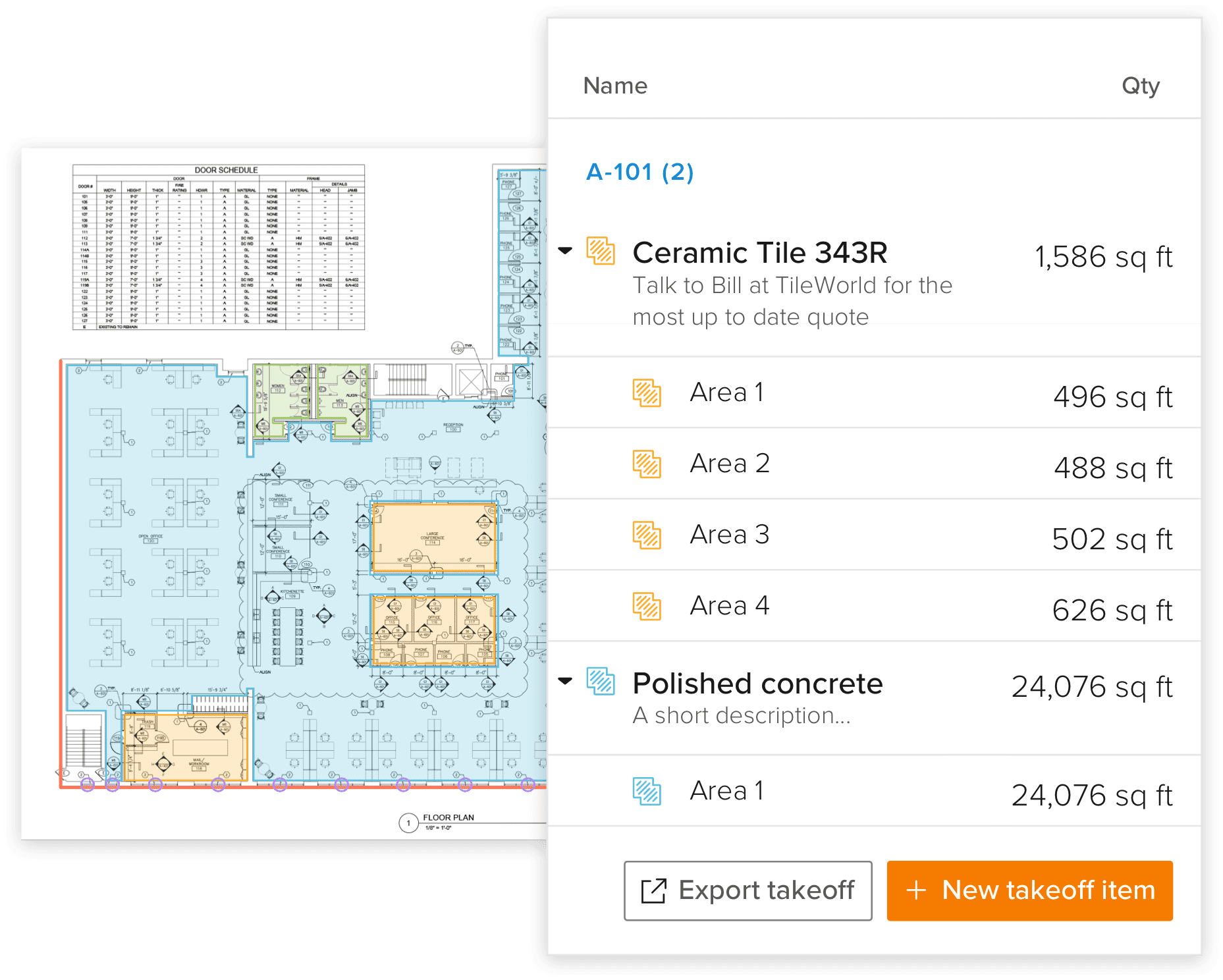 Bid Board Pro new takeoff feature