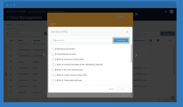 New BIM 360 Feature Connects RFI Workflows - Digital Builder