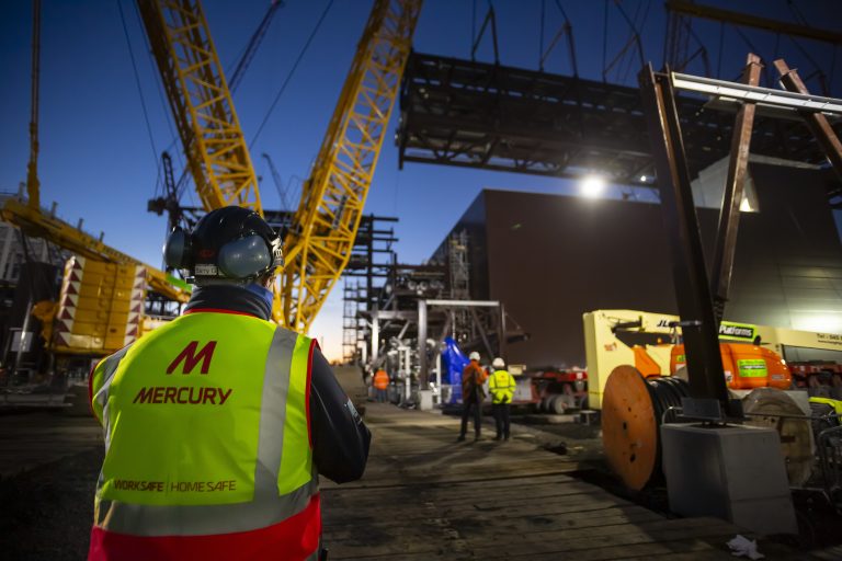 Mercury Engineering on a jobsite