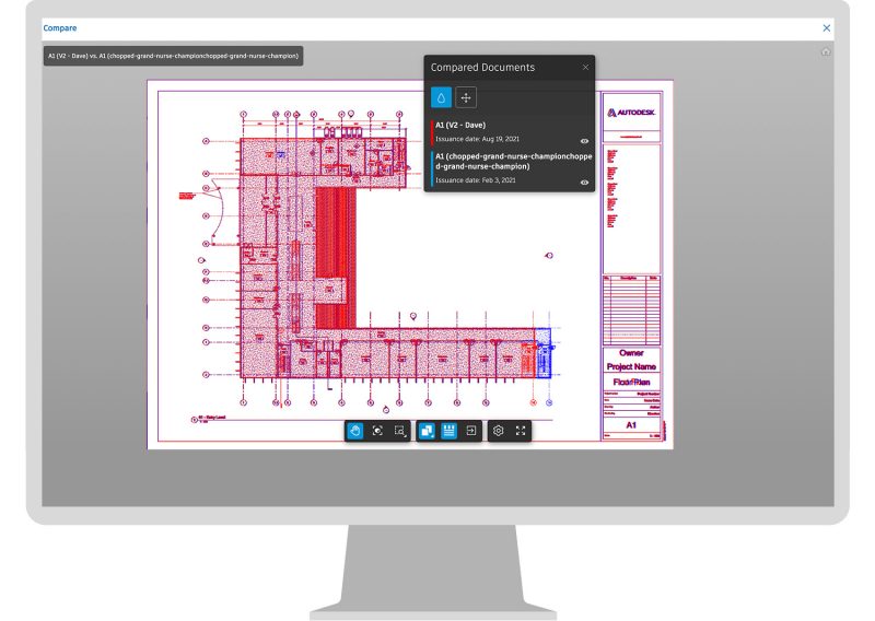 Autodesk Takeoff - Sheet compare