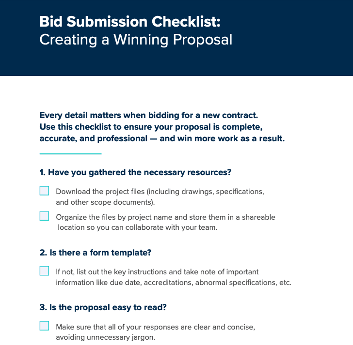 Construction Bidding: A Complete Guide | Autodesk