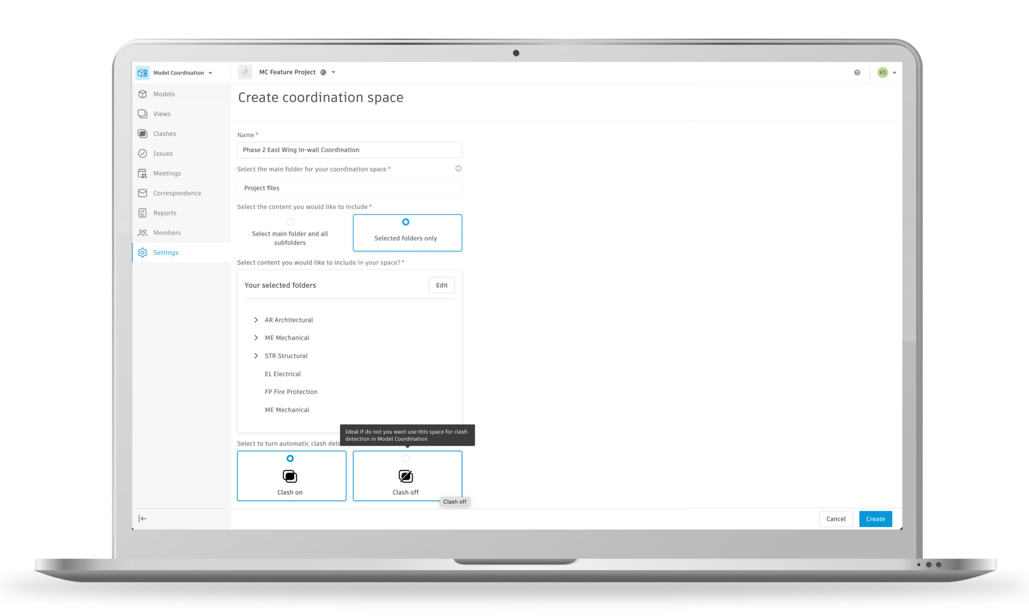 coordination space bim collaborate autodesk