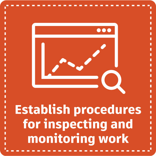 Step 5: Establish Procedures for Inspecting and Monitoring Work