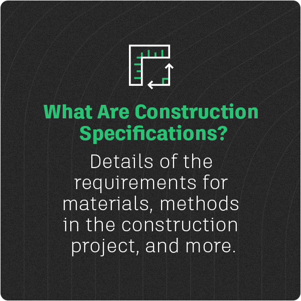 What Are Construction Specifications? Tip 1