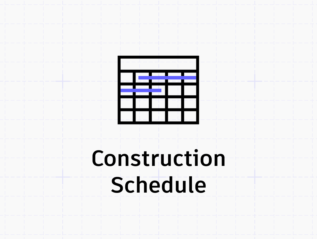 Document Type 8: Construction Schedule