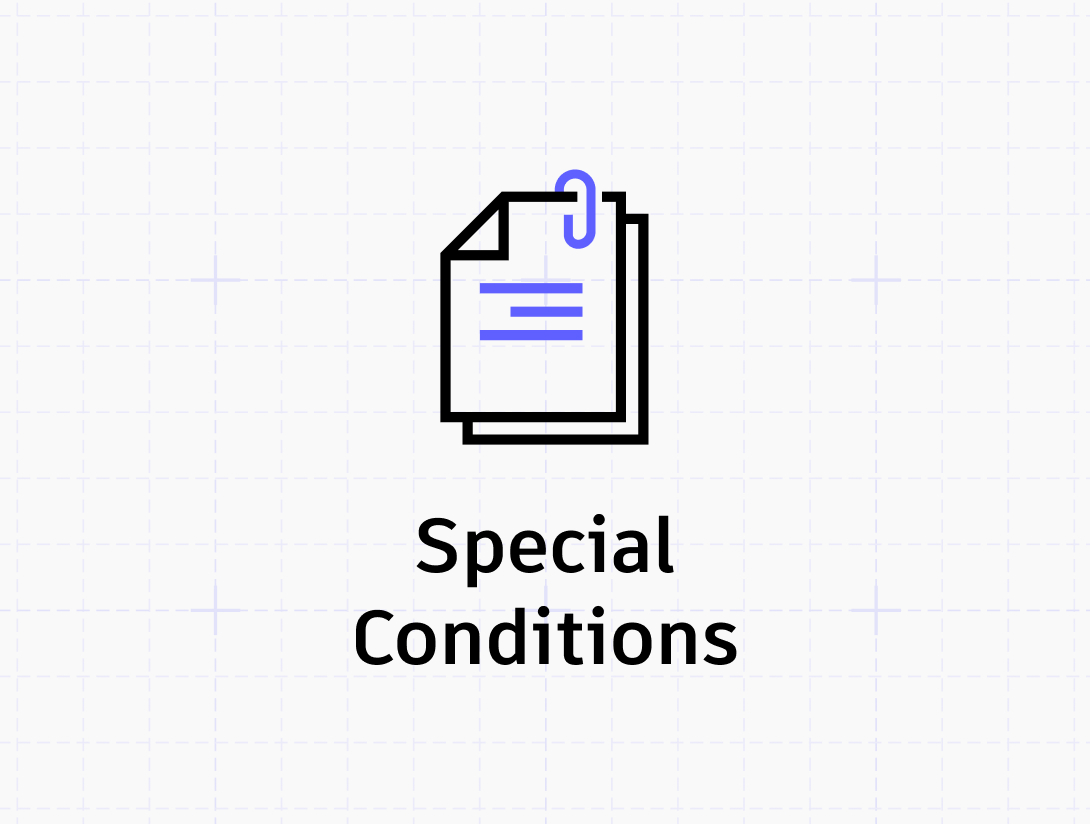 Document Type 3: Special Conditions