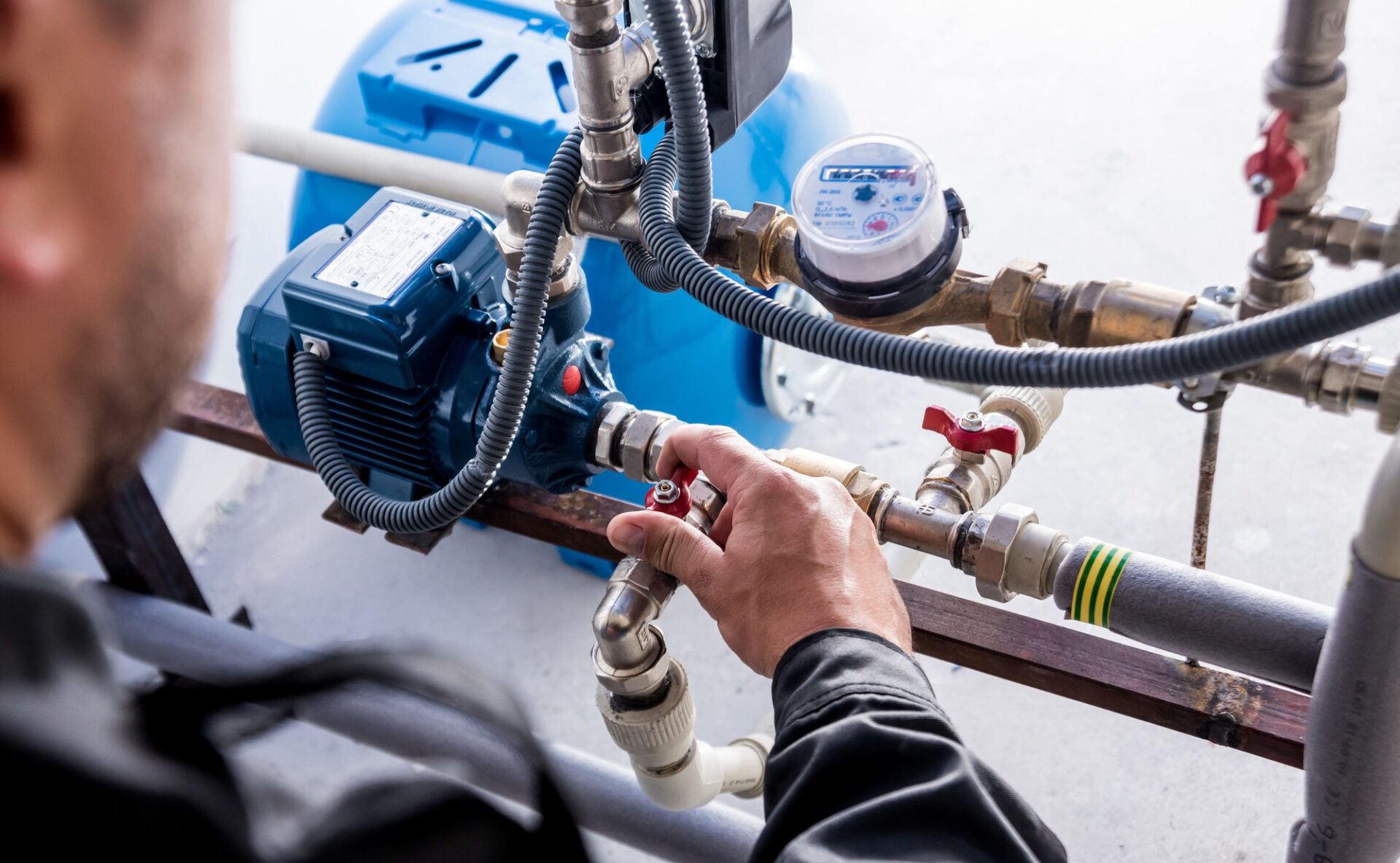 checking a water pump