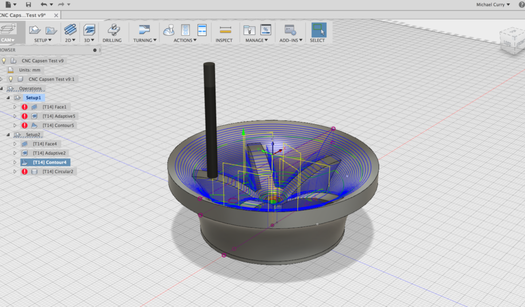 contour shuttle fusion 360