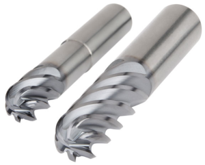 Ball end mill in two lengths.