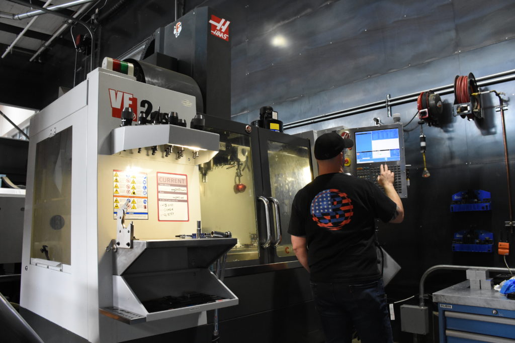 operator at a haas mill