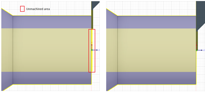 turning groove below center update