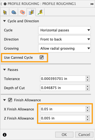 turning canned cycles support