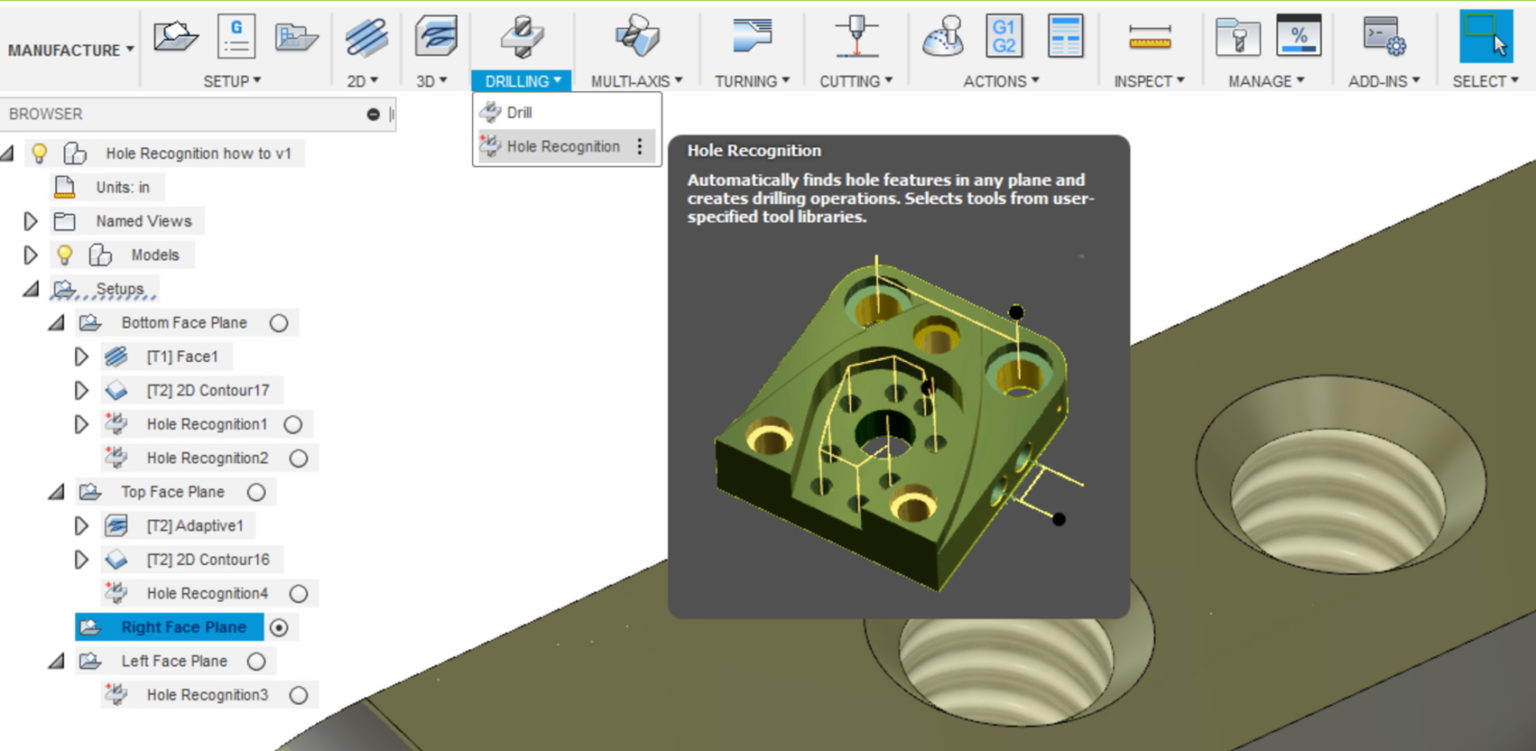 Automating Hole Recognition And Drilling In Fusion 360 - Fusion 360 Blog