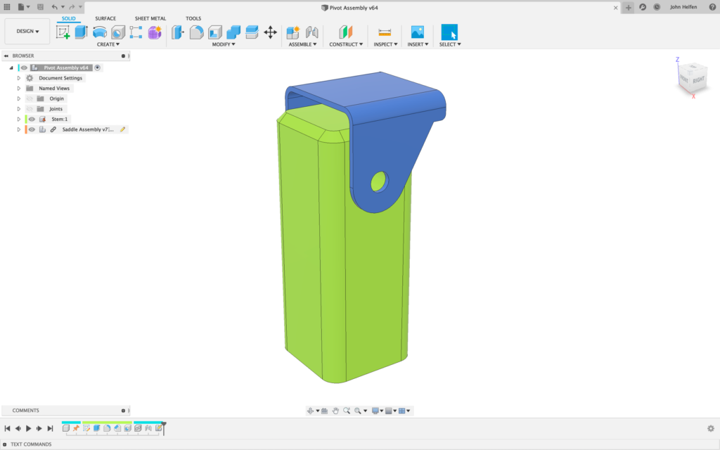 Pivot Assembly with an xref