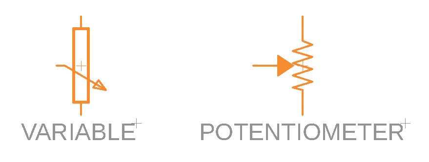 Potentiometer Circuit Symbol