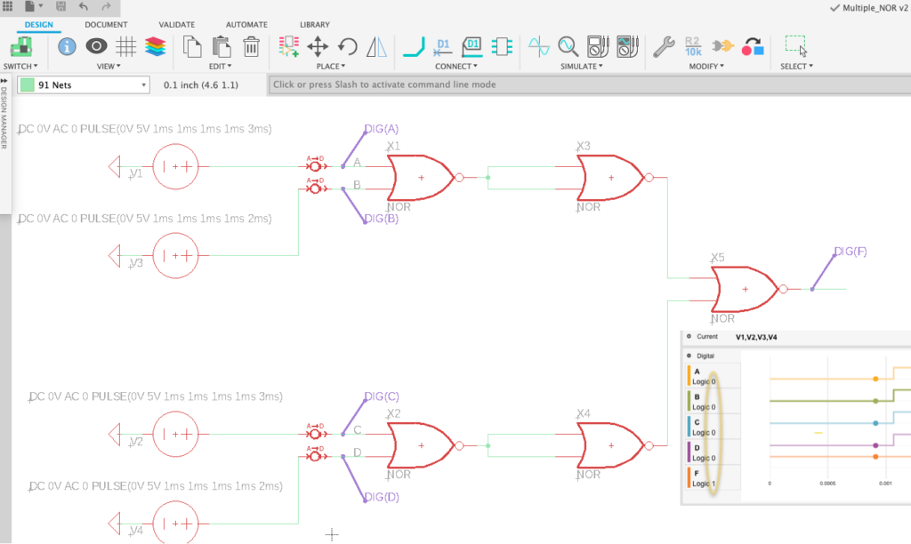 nor-multiple-gate-design