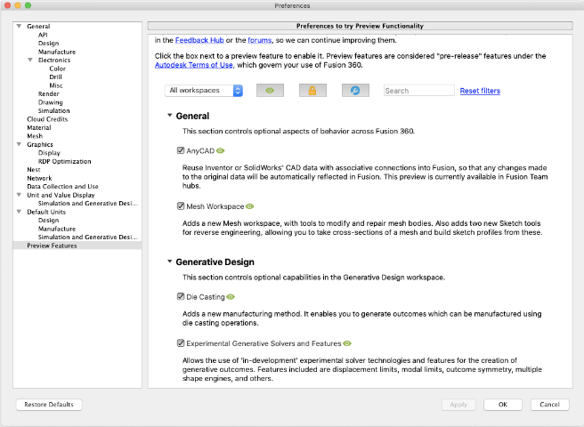 fusion-360-user-preferences