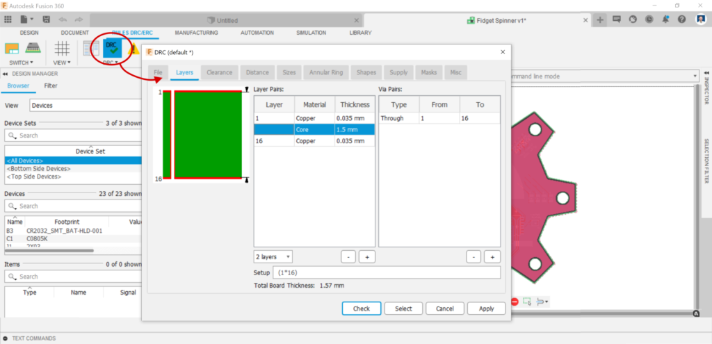 3D-pcb-thickness-settings