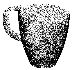 Scanned CAD image of a mug 