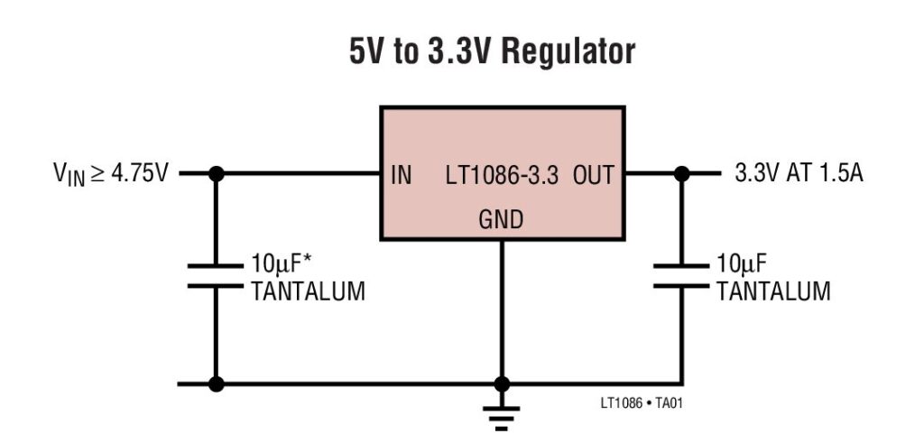 5v to 3v3 regulator