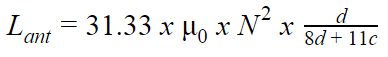 antenna coil formula 2