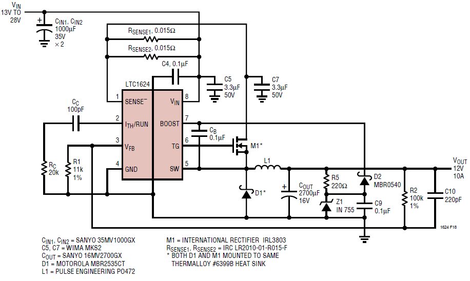 buck converter switch device