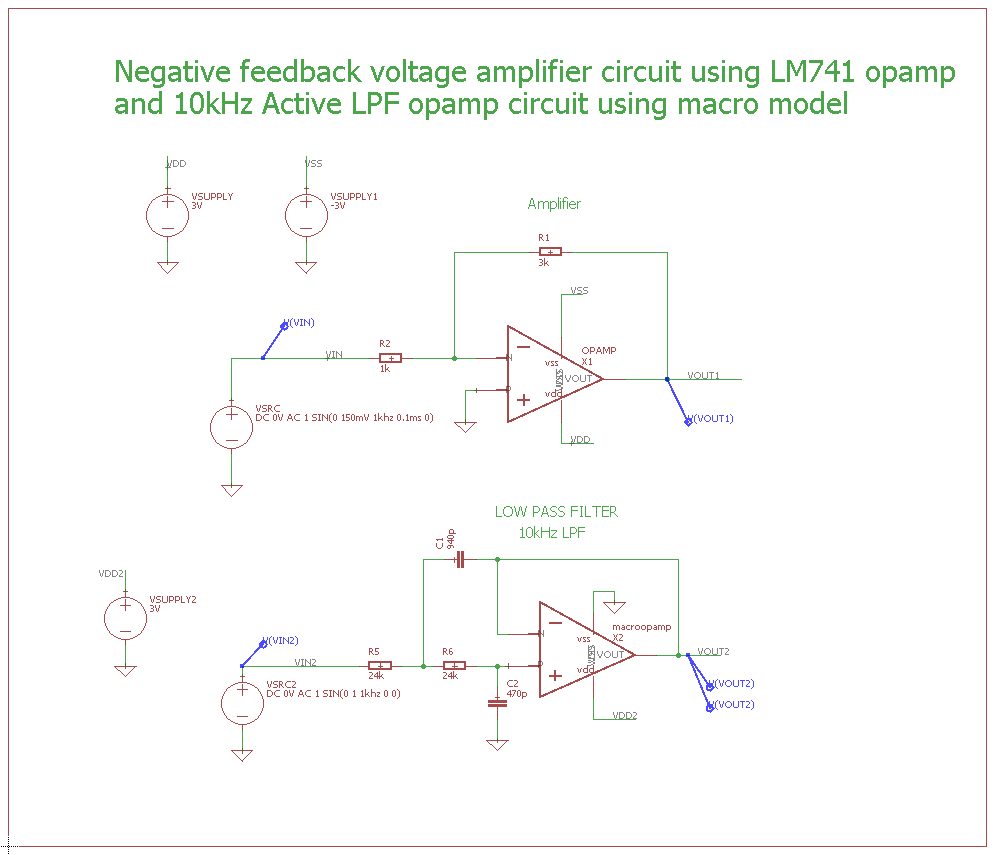 opamp schematic