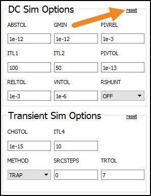 reset sim values