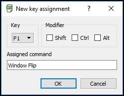 New key assignment