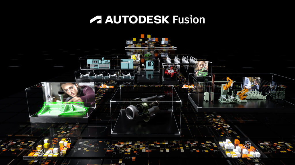 Nuvem industrial do Autodesk Fusion para manufatura