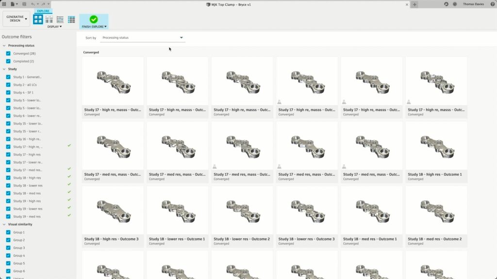 Generative design Autodesk Fusion AI