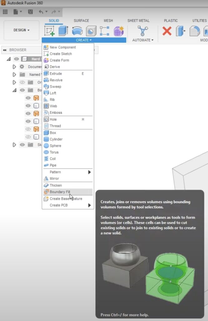 How to convert a mesh to a solid or surface body in Autodesk Fusion