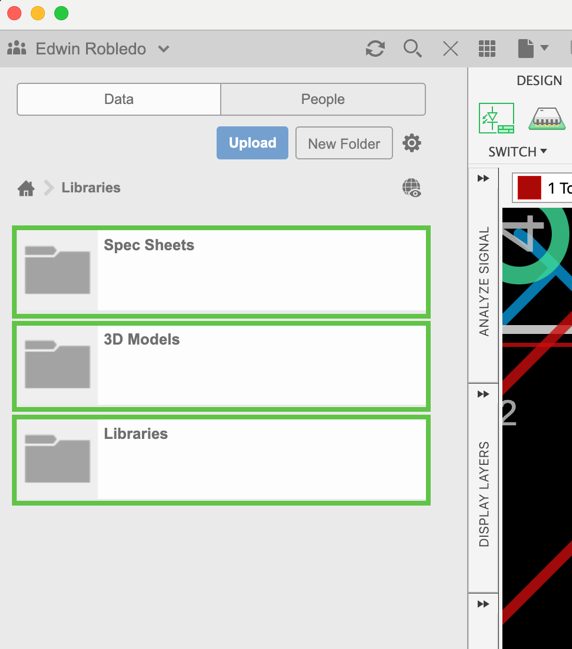 Setting Up folders with Fusin