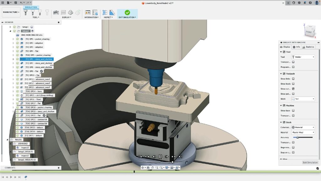 Autodesk Fusion subtractive manufacturing software