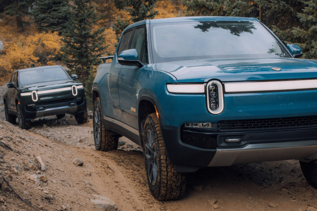 Rivian R1T action photo