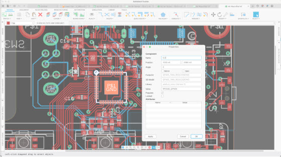 RP2040 Fusion electronics