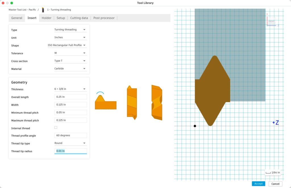 Autodesk Fusion turning threading improvements