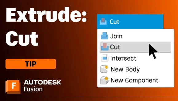 Every Way to Cut Models with the Extrude Tool in Autodesk Fusion