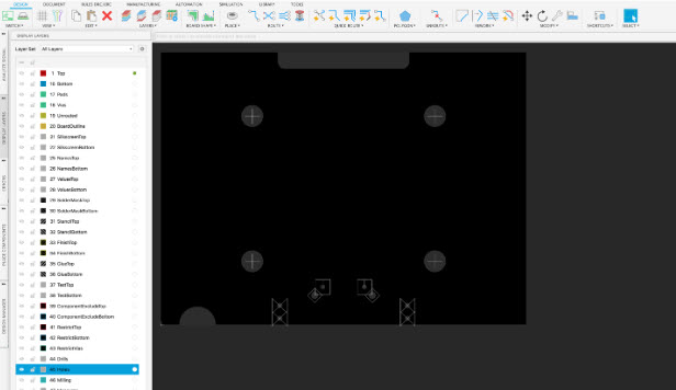 Autodesk Fusion Hole Layers Symbols